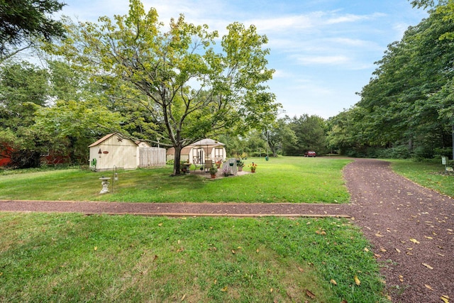 2320 Shore Rd, Ocean View, NJ 08210 - view of grassy yard with a greenhouse