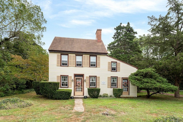 2320 Shore Rd, Ocean View, NJ 08210 - colonial home with a chimney and a front yard