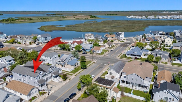 148 W Heather Rd Unit 148, Wildwood Crest, NJ 08260 - aerial view of property's location featuring nearby suburban area and a nearby body of water