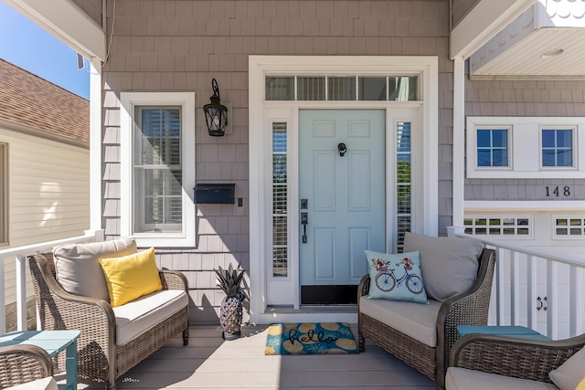 148 W Heather Rd Unit 148, Wildwood Crest, NJ 08260 - property entrance with a porch