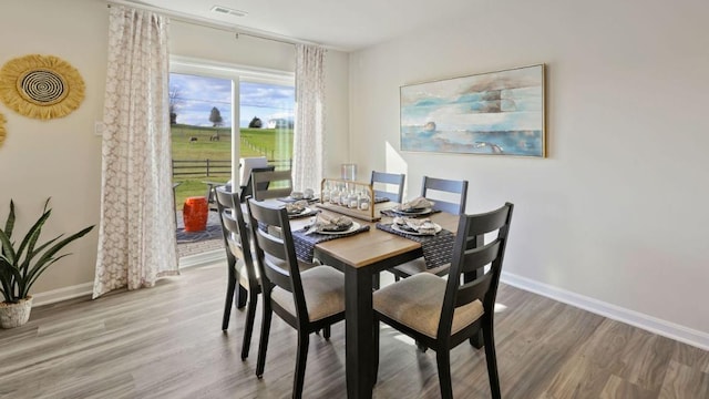 214 Bentz Ave, Villas, NJ 08251 - dining room featuring light wood-style floors and baseboards