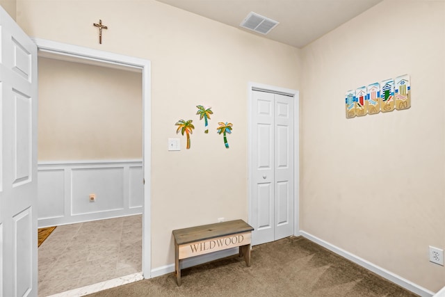 216 E Roberts Ave Unit 7, Wildwood, NJ 08260 - corridor featuring carpet flooring