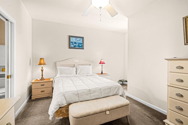 216 E Roberts Ave Unit 7, Wildwood, NJ 08260 - carpeted bedroom with baseboards and ceiling fan