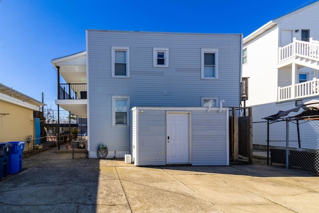 view of rear view of property