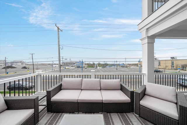 2958 Avalon Ave, Avalon, NJ 08202 - wooden deck featuring an outdoor hangout area