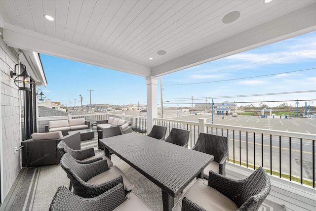 2958 Avalon Ave, Avalon, NJ 08202 - view of patio featuring an outdoor hangout area