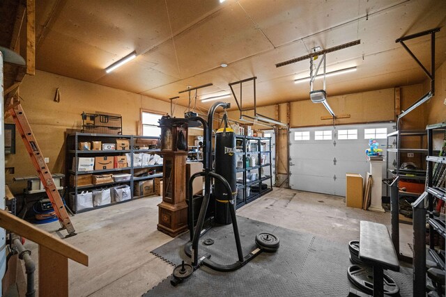 331 Holly Ln, Erma, NJ 08204 - garage featuring a garage door opener