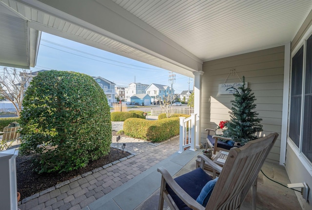 view of patio / terrace featuring a porch