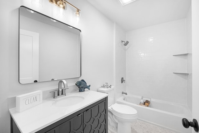 11 Oak Ave, Villas, NJ 08251 - bathroom featuring bathing tub / shower combination, toilet, and vanity