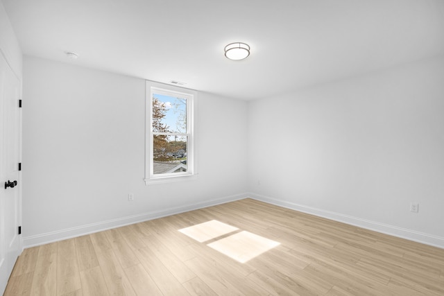 11 Oak Ave, Villas, NJ 08251 - unfurnished room featuring visible vents, light wood-style flooring, and baseboards
