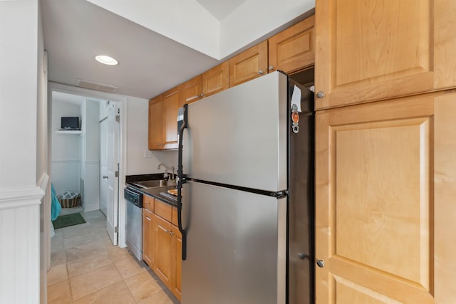 7929 Dune Dr Unit 310, Avalon, NJ 08202 - kitchen with stainless steel appliances and dark countertops