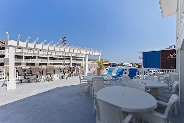 7929 Dune Dr Unit 310, Avalon, NJ 08202 - view of patio featuring outdoor dining space