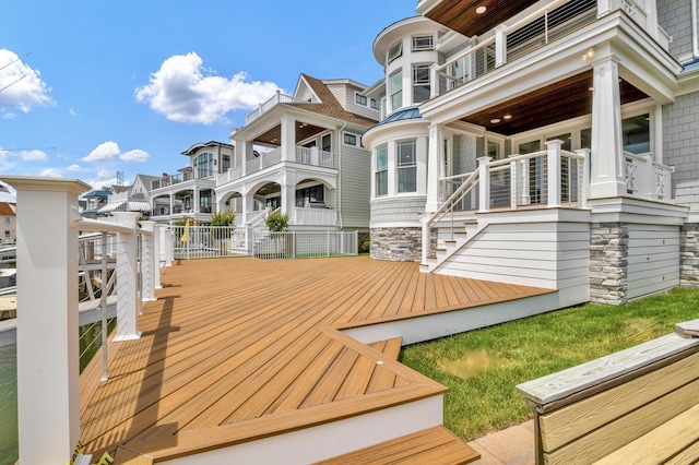 243 N Point Rd, Ocean City, NJ 08226 - view of wooden terrace