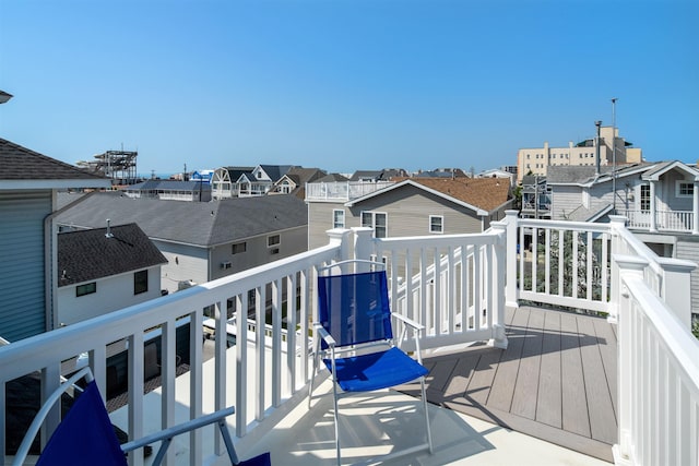 810 E 7th St Unit 4, Ocean City, NJ 08226 - wooden deck featuring a residential view