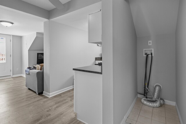 810 E 7th St Unit 4, Ocean City, NJ 08226 - hallway featuring baseboards and light wood-style flooring