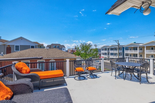2901 Pacific Ave, Wildwood, NJ 08260 - view of patio / terrace featuring a balcony and a residential view