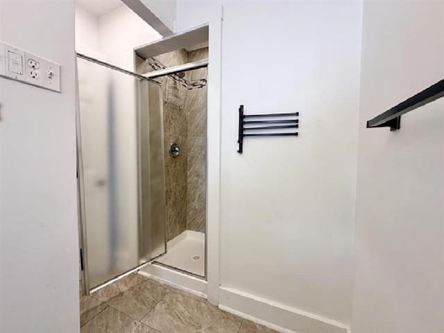 148 E Burk Ave Unit 3, Wildwood, NJ 08260 - full bath featuring a stall shower and tile patterned flooring