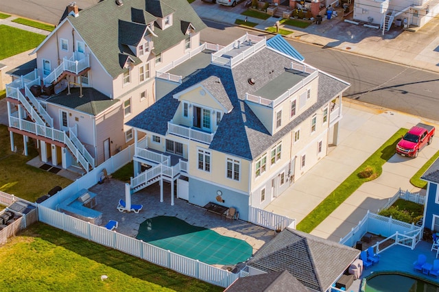 drone / aerial view