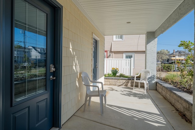 balcony with a porch