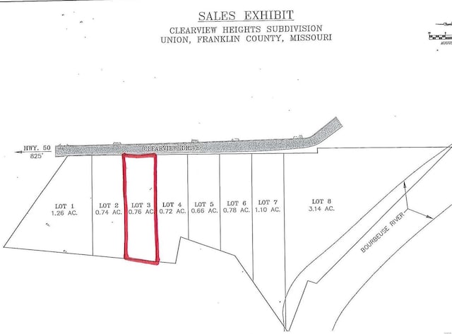 0 Clearview Dr, Union MO, 63084 land for sale