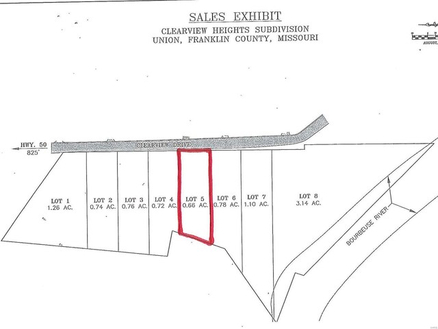 0 Clearview Dr, Union MO, 63084 land for sale