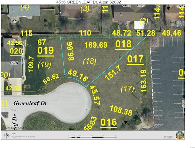 4536 Greenleaf Dr, Alton IL, 62002 land for sale