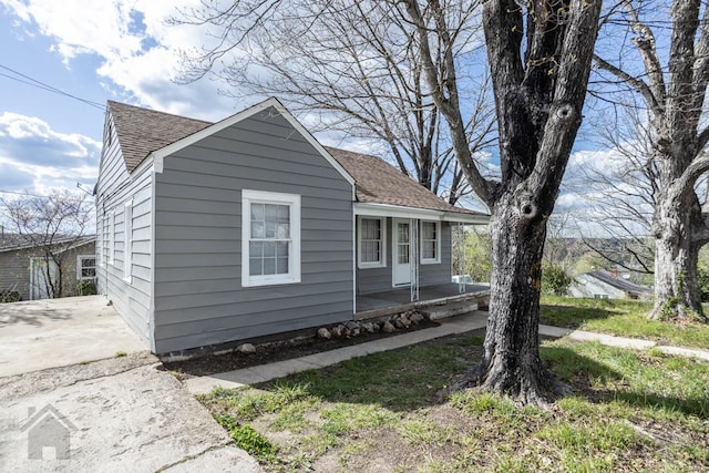 view of bungalow-style house