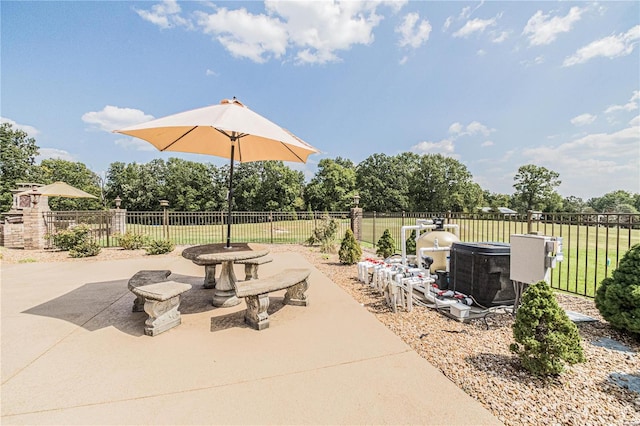 view of patio