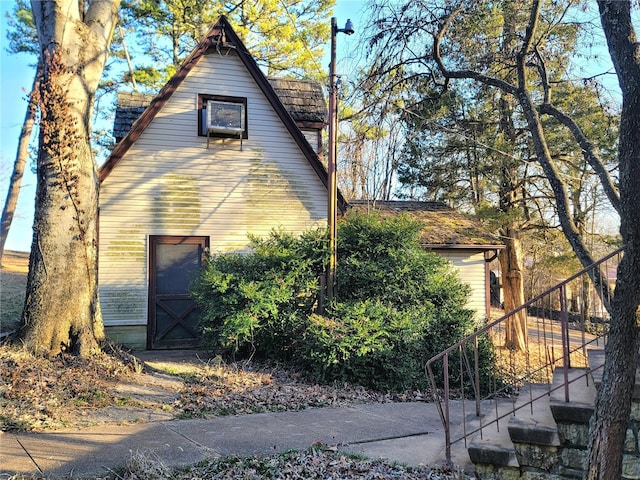 view of property exterior