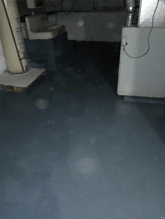 interior space with water heater