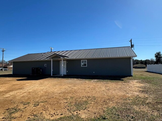 view of rear view of property