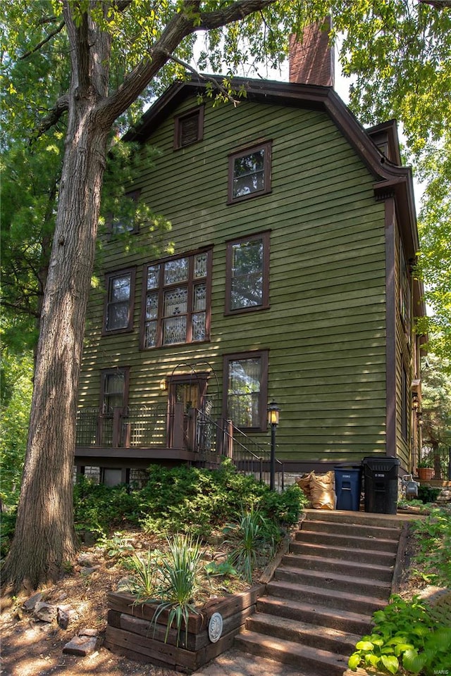 view of rear view of house