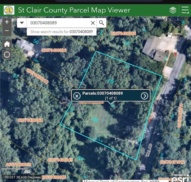 637 Hill Rd, Caseyville IL, 62232 land for sale