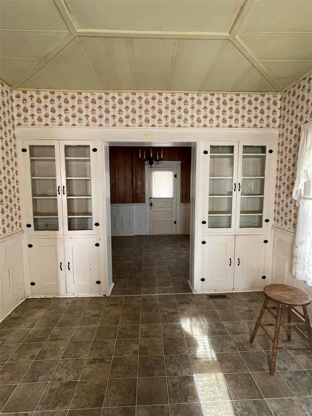 interior space featuring french doors