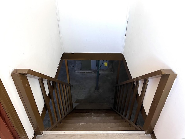 view of staircase