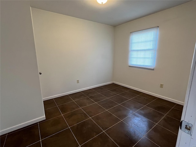 view of tiled empty room