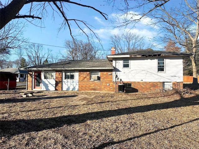 view of rear view of property