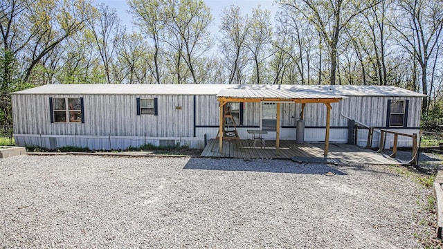 view of manufactured / mobile home