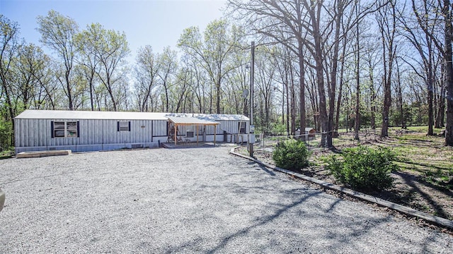 view of manufactured / mobile home