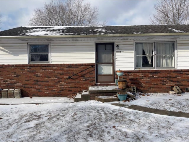 view of front of home