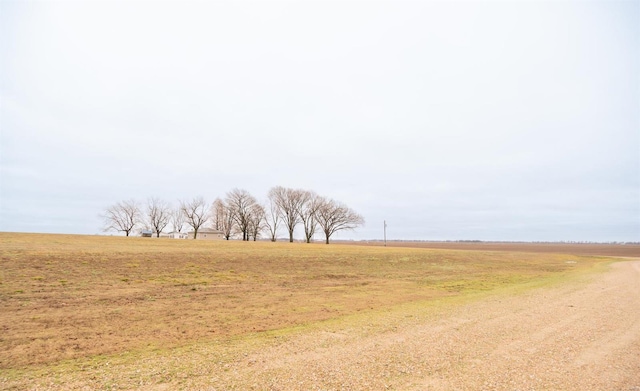 exterior space featuring a rural view