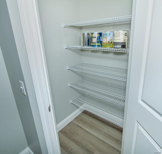 view of pantry