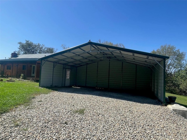 view of outdoor structure featuring a carport