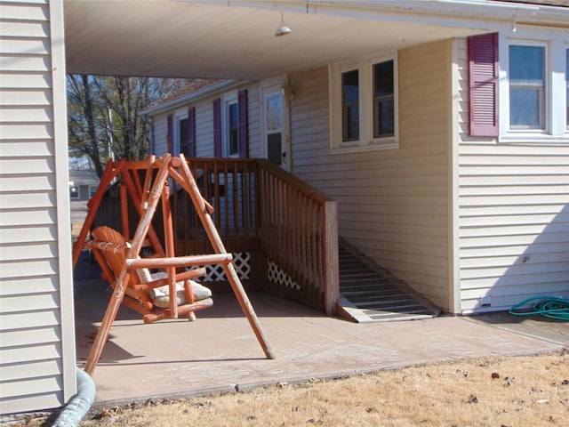 view of jungle gym