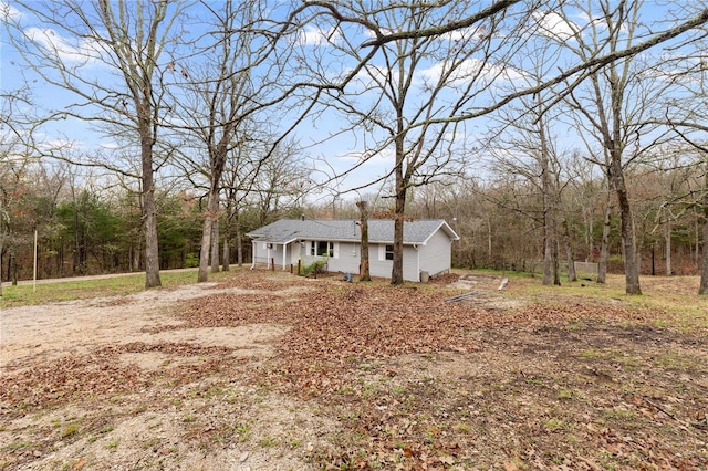 view of front of house