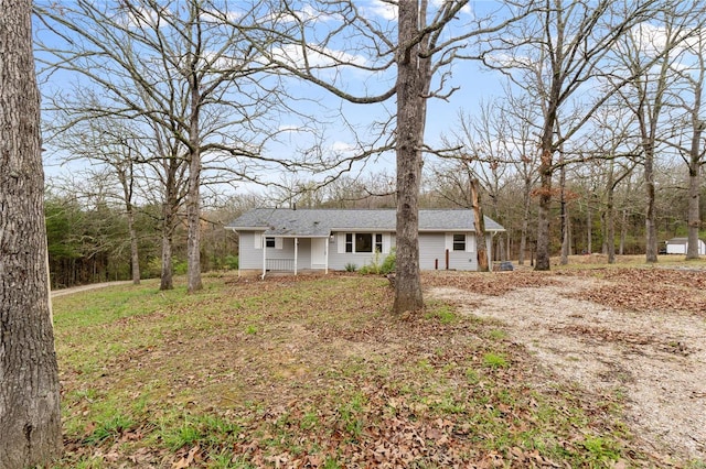 view of ranch-style house