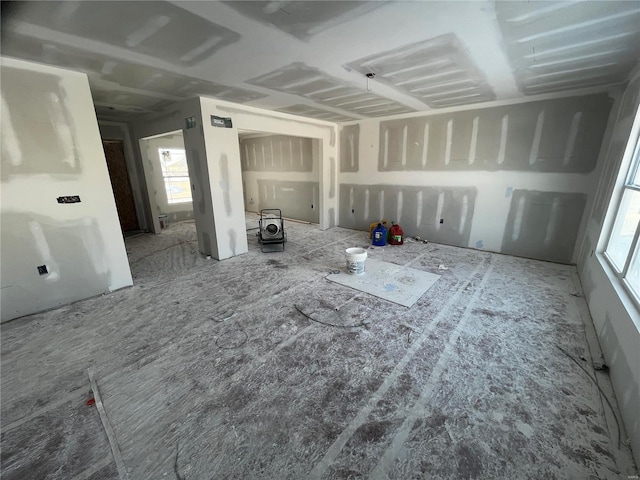 view of unfurnished living room