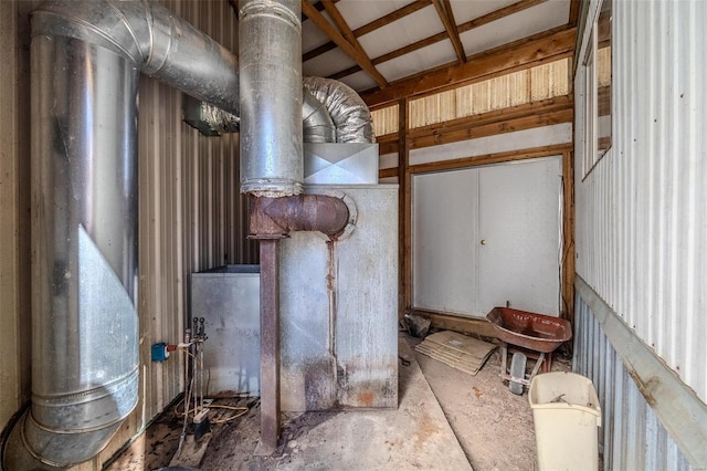 view of utility room