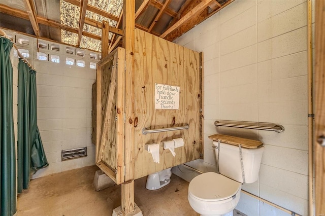 bathroom with toilet