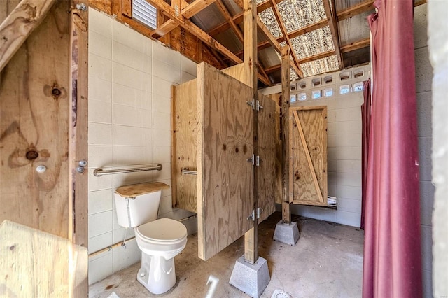 bathroom featuring toilet